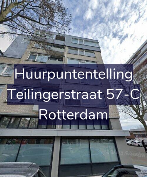 Foto gevel Huurpuntentelling voor Teilingerstraat 57-C, Rotterdam