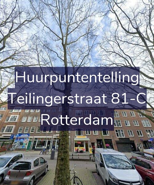 Foto gevel Huurpuntentelling voor Teilingerstraat 81-C, Rotterdam