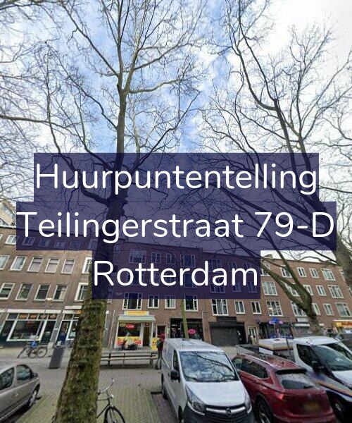 Foto gevel Huurpuntentelling voor Teilingerstraat 79-D, Rotterdam