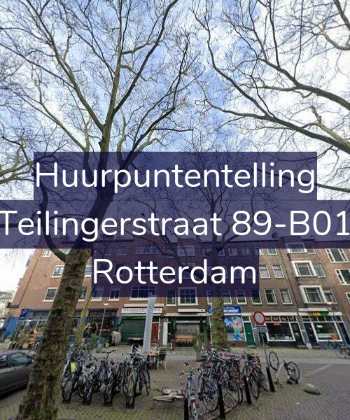 Foto gevel Huurpuntentelling voor Teilingerstraat 89-B01, Rotterdam
