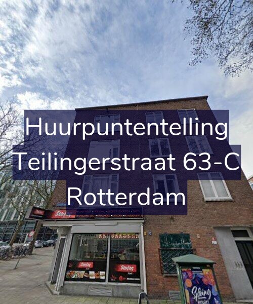 Foto gevel Huurpuntentelling voor Teilingerstraat 63-C, Rotterdam