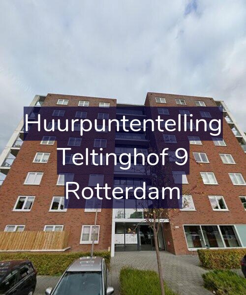 Foto gevel Huurpuntentelling voor Teltinghof 9, Rotterdam