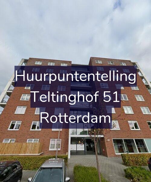 Foto gevel Huurpuntentelling voor Teltinghof 51, Rotterdam