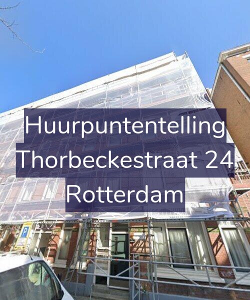 Foto gevel Huurpuntentelling voor Thorbeckestraat 24, Rotterdam