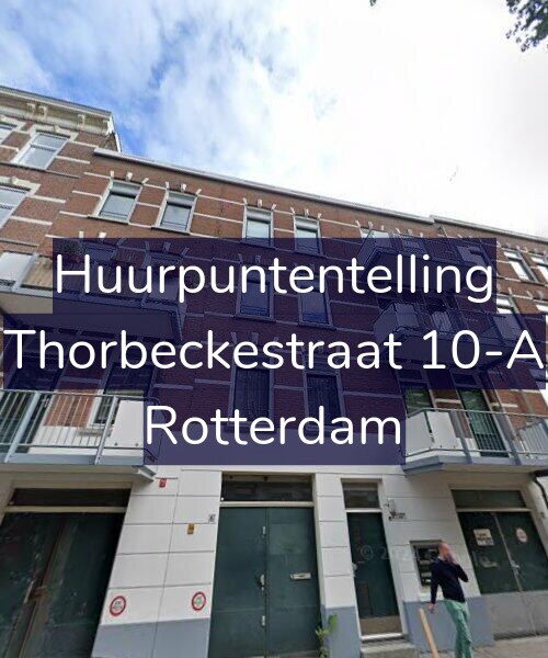 Foto gevel Huurpuntentelling voor Thorbeckestraat 10-A, Rotterdam