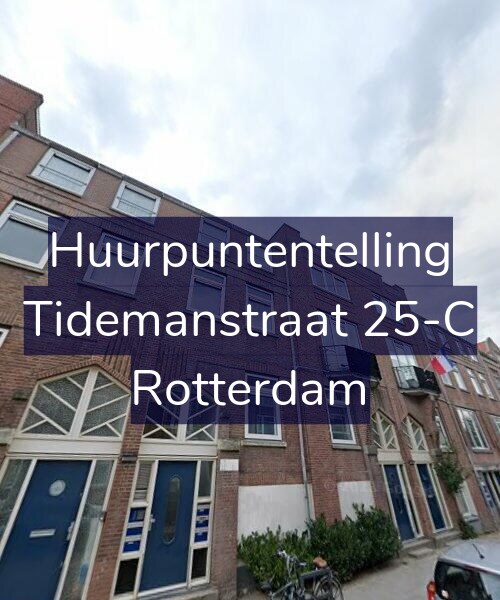 Foto gevel Huurpuntentelling voor Tidemanstraat 25-C, Rotterdam