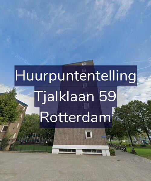 Foto gevel Huurpuntentelling voor Tjalklaan 59, Rotterdam