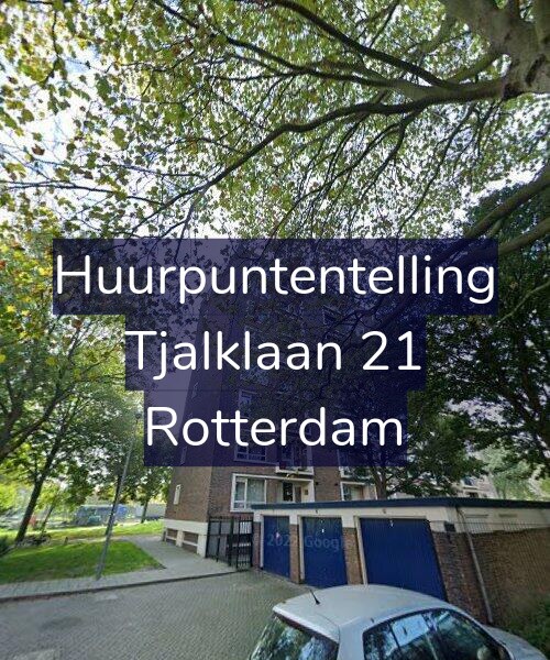 Foto gevel Huurpuntentelling voor Tjalklaan 21, Rotterdam