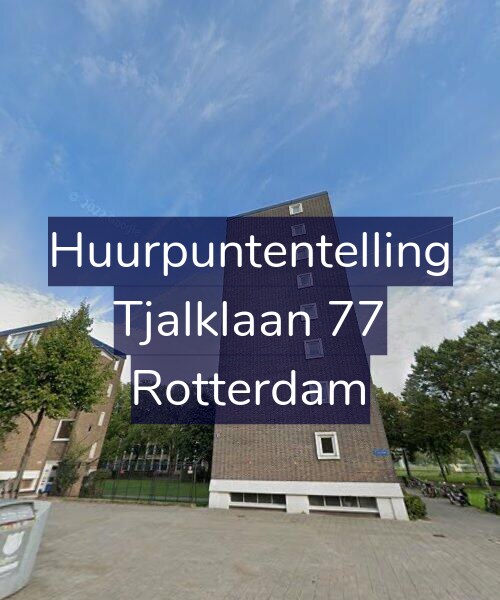 Foto gevel Huurpuntentelling voor Tjalklaan 77, Rotterdam