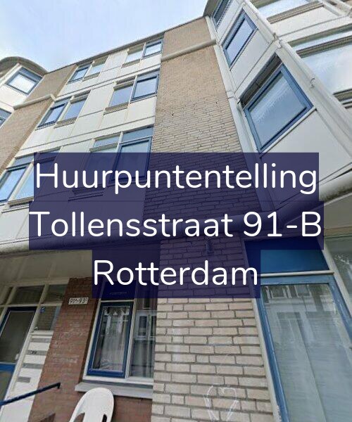 Foto gevel Huurpuntentelling voor Tollensstraat 91-B, Rotterdam