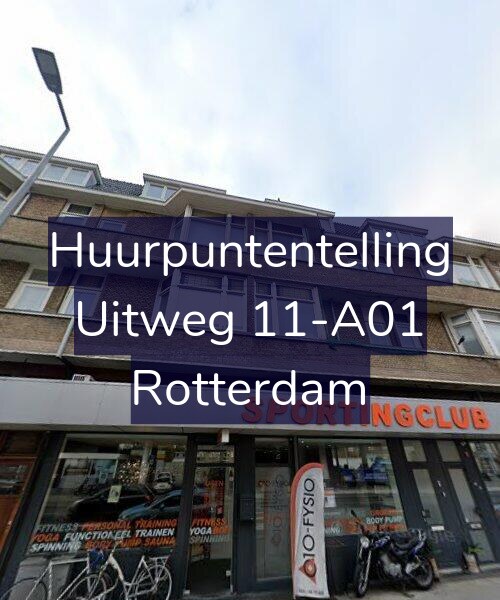 Foto gevel Huurpuntentelling voor Uitweg 11-A01, Rotterdam