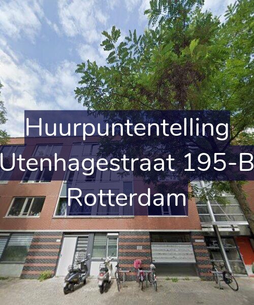 Foto gevel Huurpuntentelling voor Utenhagestraat 195-B, Rotterdam