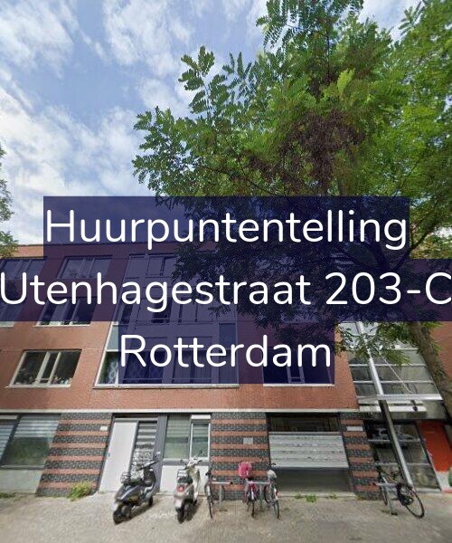 Foto gevel Huurpuntentelling voor Utenhagestraat 203-C, Rotterdam