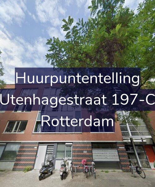 Foto gevel Huurpuntentelling voor Utenhagestraat 197-C, Rotterdam