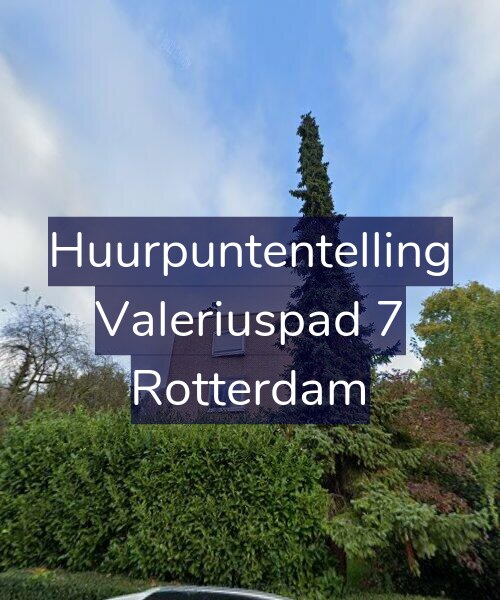 Foto gevel Huurpuntentelling voor Valeriuspad 7, Rotterdam