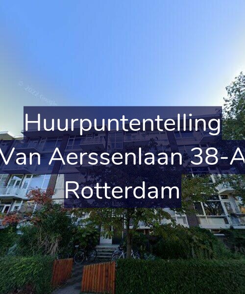 Foto gevel Huurpuntentelling voor Van Aerssenlaan 38-A, Rotterdam