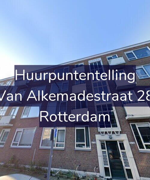 Foto gevel Huurpuntentelling voor Van Alkemadestraat 28, Rotterdam