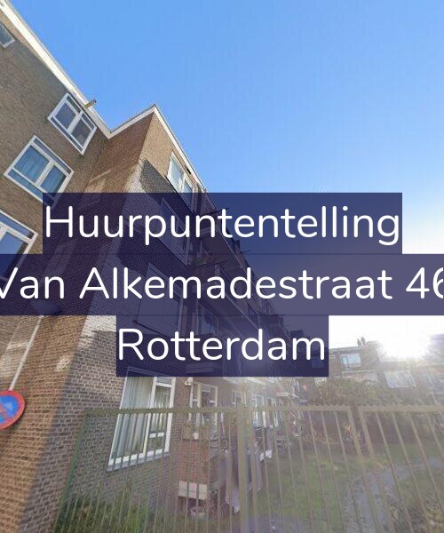 Foto gevel Huurpuntentelling voor Van Alkemadestraat 46, Rotterdam
