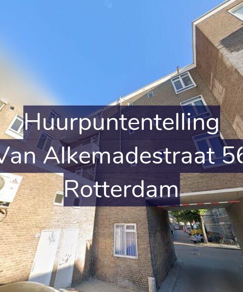 Foto gevel Huurpuntentelling voor Van Alkemadestraat 56, Rotterdam