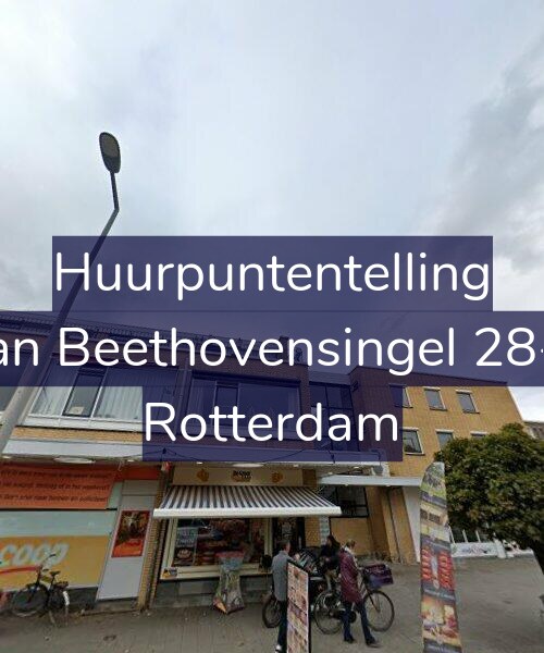 Foto gevel Huurpuntentelling voor Van Beethovensingel 28-A, Rotterdam
