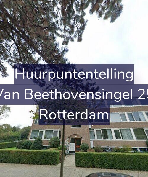 Foto gevel Huurpuntentelling voor Van Beethovensingel 25, Rotterdam