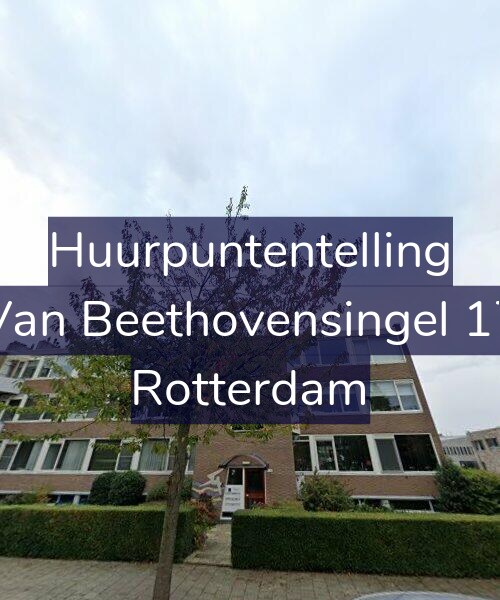 Foto gevel Huurpuntentelling voor Van Beethovensingel 17, Rotterdam