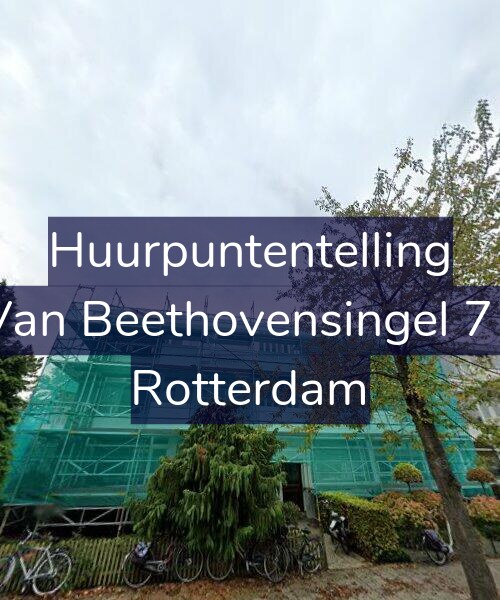 Foto gevel Huurpuntentelling voor Van Beethovensingel 71, Rotterdam