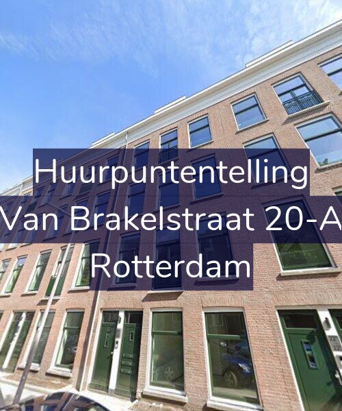 Foto gevel Huurpuntentelling voor Van Brakelstraat 20-A, Rotterdam