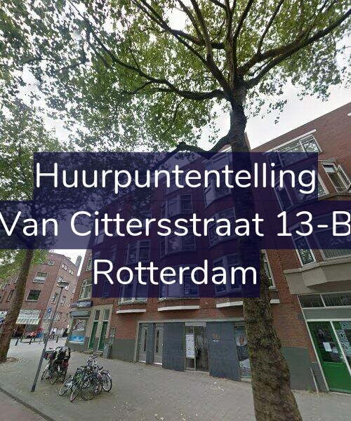Foto gevel Huurpuntentelling voor Van Cittersstraat 13-B, Rotterdam