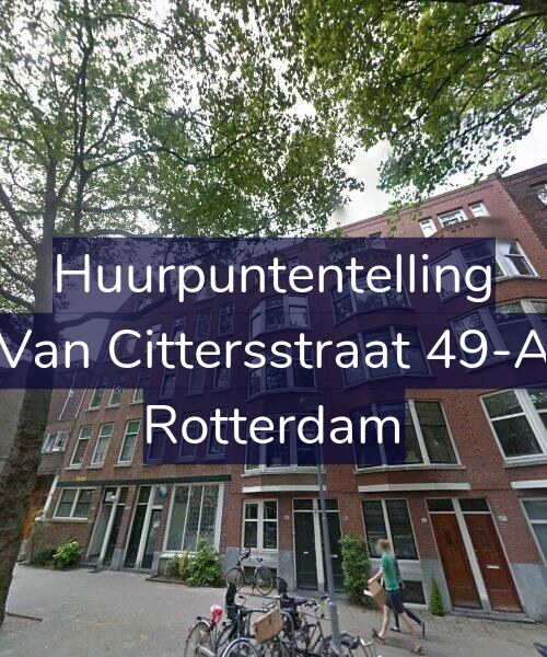 Foto gevel Huurpuntentelling voor Van Cittersstraat 49-A, Rotterdam