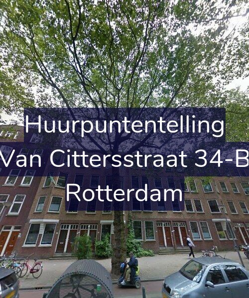 Foto gevel Huurpuntentelling voor Van Cittersstraat 34-B, Rotterdam