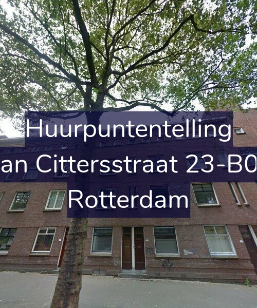 Foto gevel Huurpuntentelling voor Van Cittersstraat 23-B02, Rotterdam