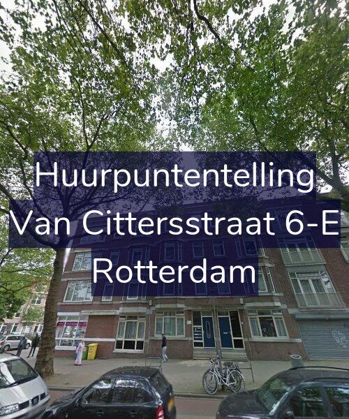 Foto gevel Huurpuntentelling voor Van Cittersstraat 6-E, Rotterdam