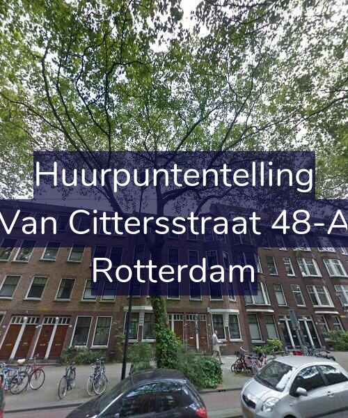 Foto gevel Huurpuntentelling voor Van Cittersstraat 48-A, Rotterdam