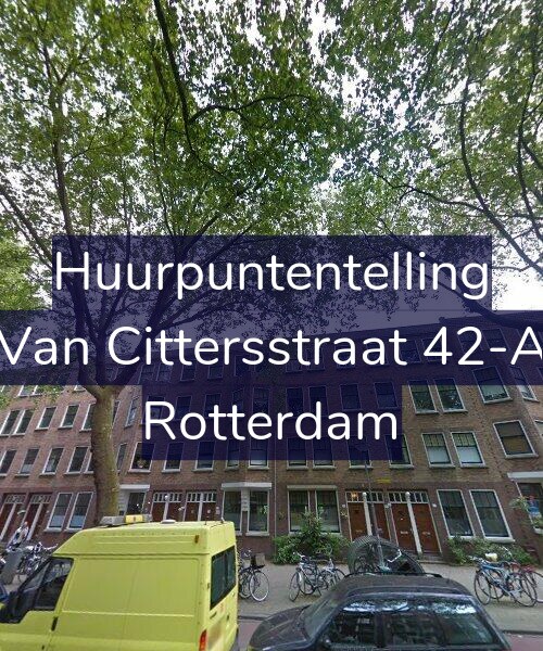 Foto gevel Huurpuntentelling voor Van Cittersstraat 42-A, Rotterdam