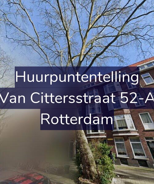 Foto gevel Huurpuntentelling voor Van Cittersstraat 52-A, Rotterdam