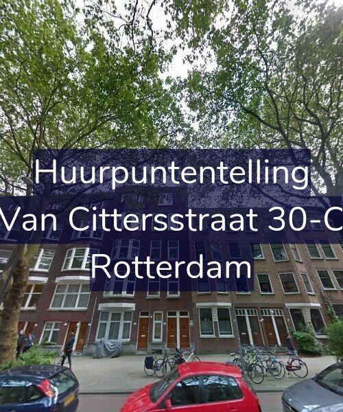 Foto gevel Huurpuntentelling voor Van Cittersstraat 30-C, Rotterdam