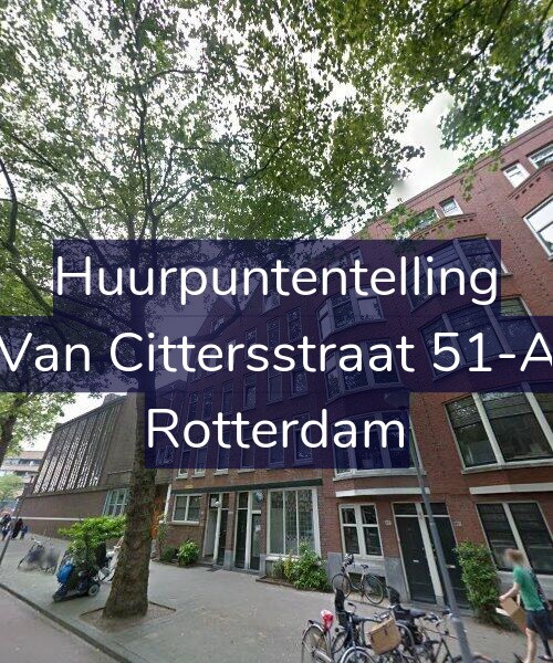 Foto gevel Huurpuntentelling voor Van Cittersstraat 51-A, Rotterdam