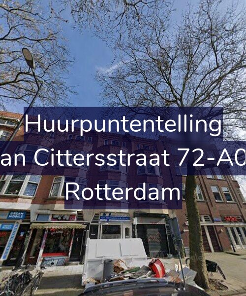 Foto gevel Huurpuntentelling voor Van Cittersstraat 72-A01, Rotterdam