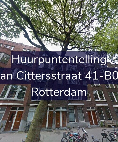 Foto gevel Huurpuntentelling voor Van Cittersstraat 41-B02, Rotterdam