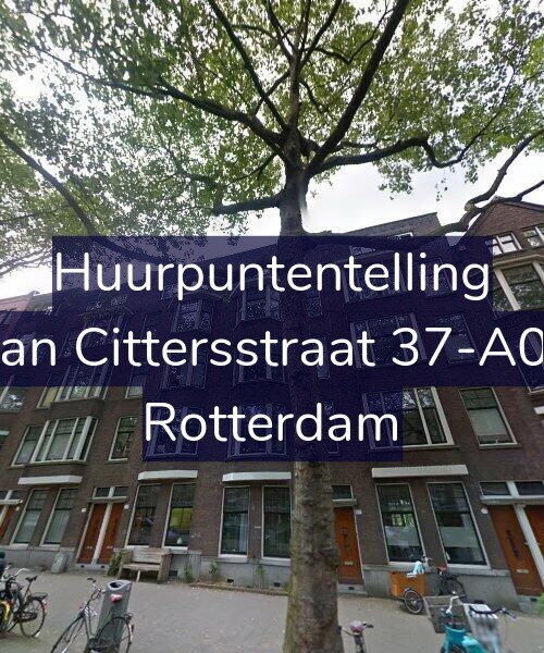 Foto gevel Huurpuntentelling voor Van Cittersstraat 37-A02, Rotterdam