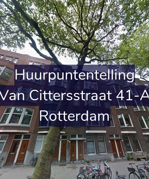 Foto gevel Huurpuntentelling voor Van Cittersstraat 41-A, Rotterdam