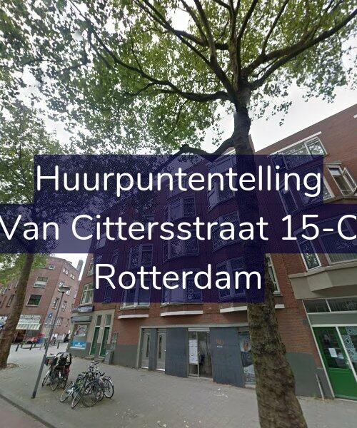 Foto gevel Huurpuntentelling voor Van Cittersstraat 15-C, Rotterdam