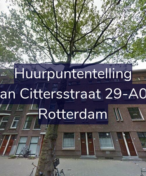 Foto gevel Huurpuntentelling voor Van Cittersstraat 29-A01, Rotterdam