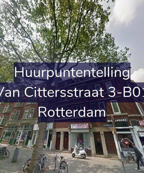 Foto gevel Huurpuntentelling voor Van Cittersstraat 3-B01, Rotterdam