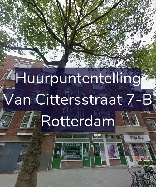 Foto gevel Huurpuntentelling voor Van Cittersstraat 7-B, Rotterdam