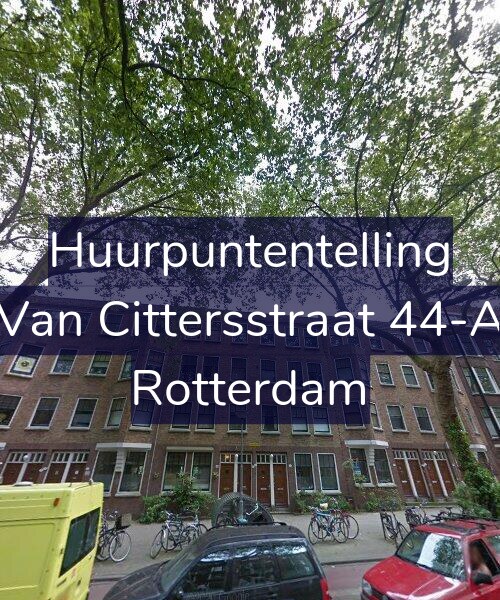 Foto gevel Huurpuntentelling voor Van Cittersstraat 44-A, Rotterdam