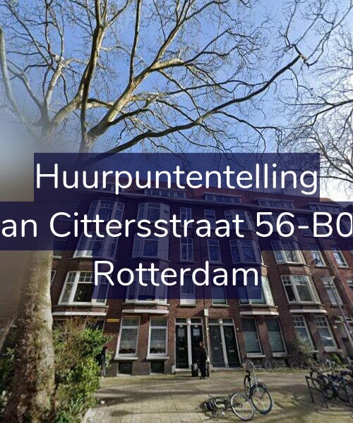 Foto gevel Huurpuntentelling voor Van Cittersstraat 56-B03, Rotterdam