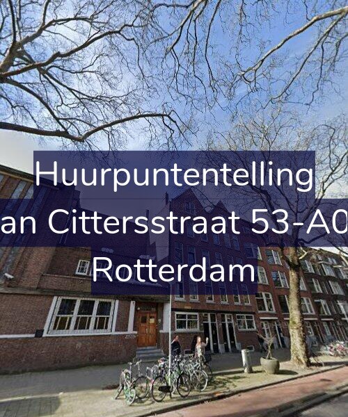 Foto gevel Huurpuntentelling voor Van Cittersstraat 53-A02, Rotterdam