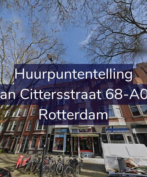 Foto gevel Huurpuntentelling voor Van Cittersstraat 68-A02, Rotterdam